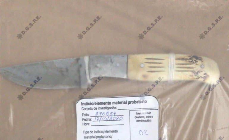 ATRAPARON A SUJETO CON DROGA Y ARMA EN EL NARANJO