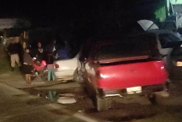 Camioneta chocó contra una moto
