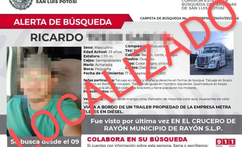 Localizaron a  dos personas