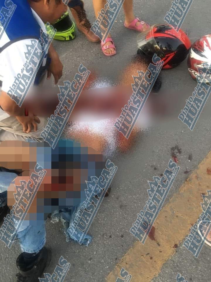 Herido al derrapar de su motocicleta