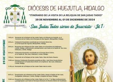 Llegada de reliquias de San Judas Tadeo genera gran expectativa 