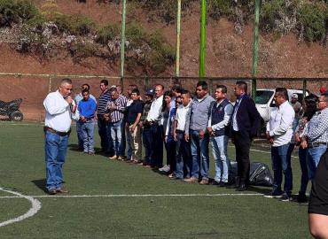 Presidente inauguró Liga de comunidades 