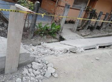 Andador colapsó en  camino a Tampate 