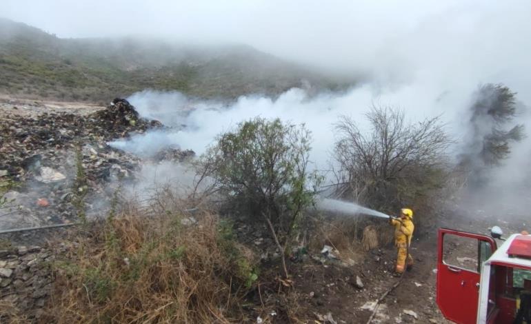 Incendio en el basurero