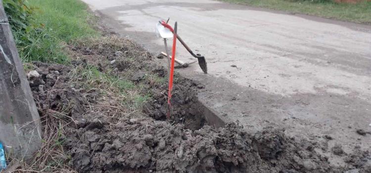 Efectúan trabajos en red hidráulica en Tampacán