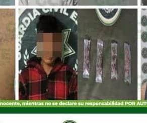 Capturan a hombre con dosis de marihuana