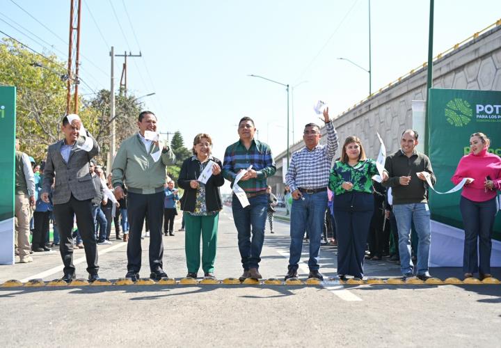 Inauguran vialidad renovada en Soledad