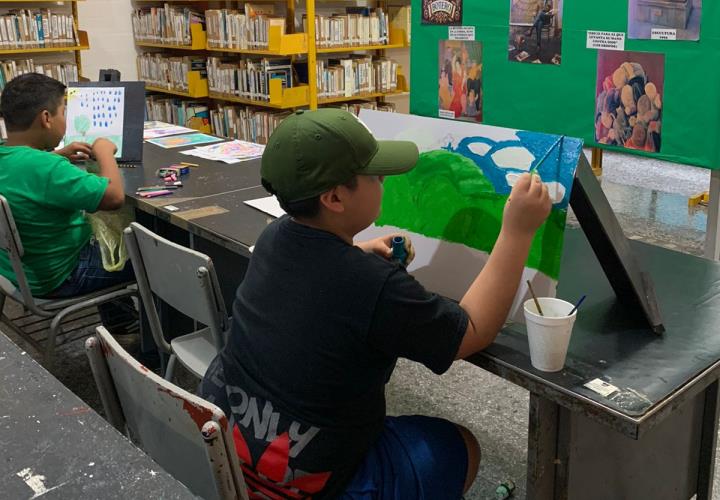 Con éxito realizan "Historia del Arte para Niños: ¡Mi Museo!", en bibliotecas