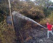 Primer incendio de la temporada se presentó 