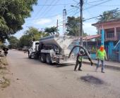 Mejoras en el camino  Tambaca-Agua Buena