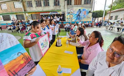 En evento de inclusión en Tamazunchale, niños demuestran su talento