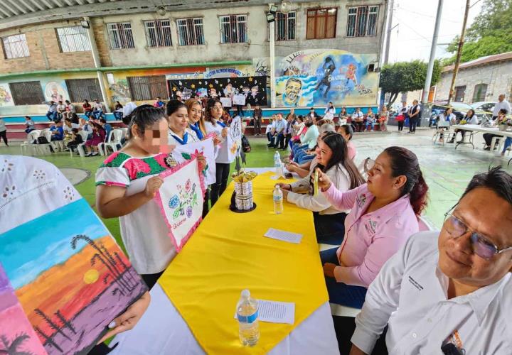 En evento de inclusión en Tamazunchale, niños demuestran su talento