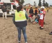 Cayó rayo  a 3 niños  futbolistas