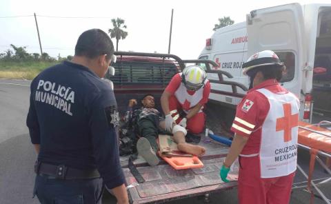 LESIONADOS 3  MOTOCICLISTAS     
