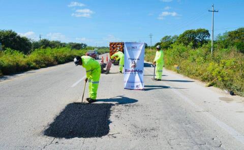 Bachetón alcanza avance de 51% en conservación de carreteras libre de peaje