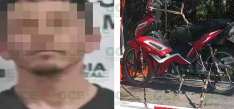 CAYÓ PRESUNTO LADRÓN DE MOTOS CAYÓ PRESUNTO LADRÓN DE MOTOS
