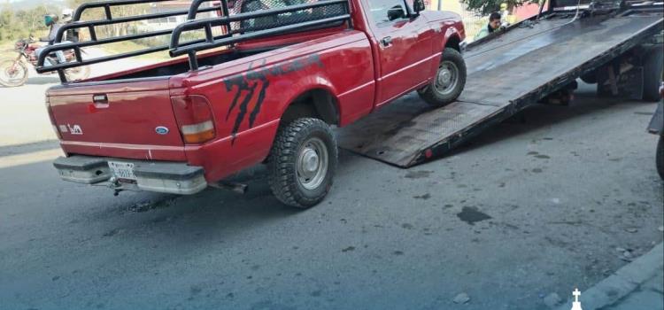 Camioneta arrolló a motociclista