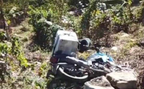 Motociclista tortillero resultó gravemente herido