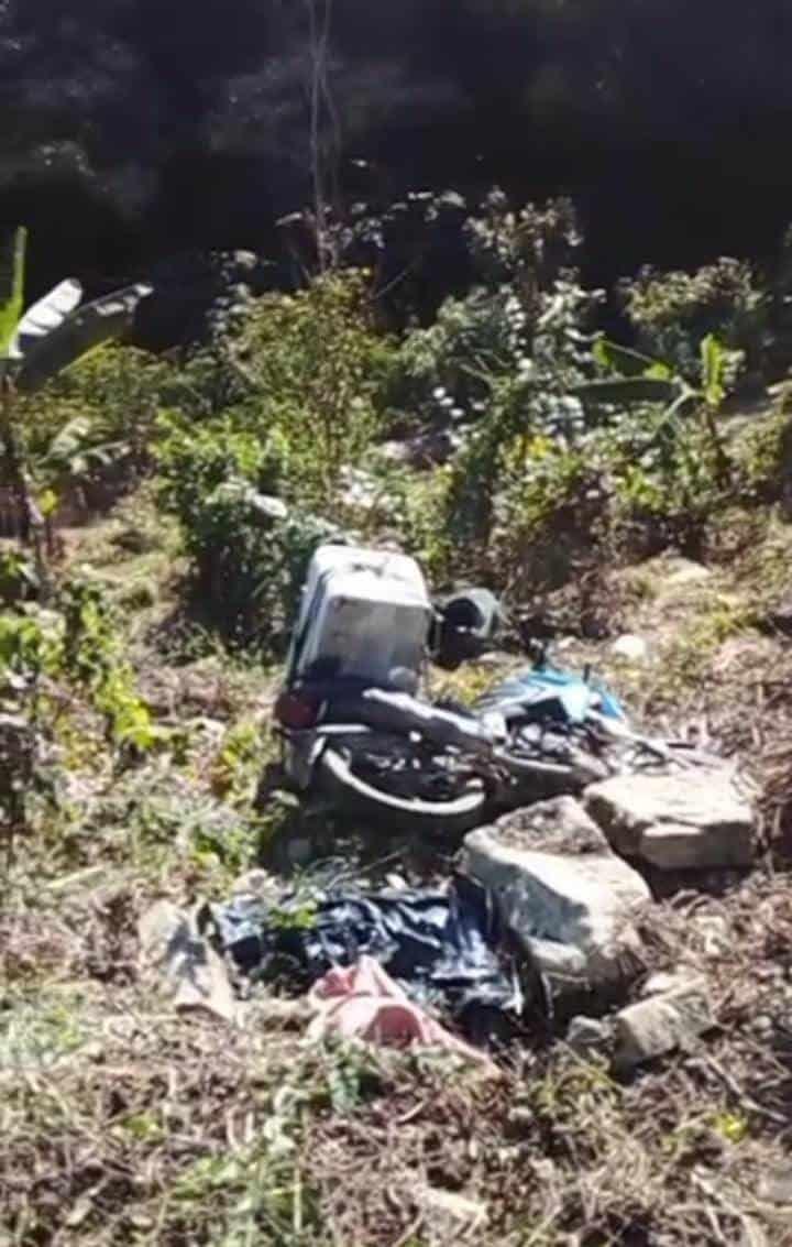 Motociclista tortillero resultó gravemente herido