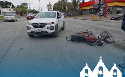 
Arrollaron a pareja de motociclistas

