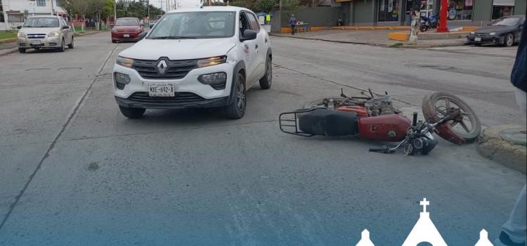 Arrollaron a pareja de motociclistas