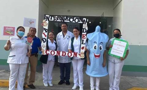 Conmemoraron el Día Internacional del Condón en el Centro de Salud
