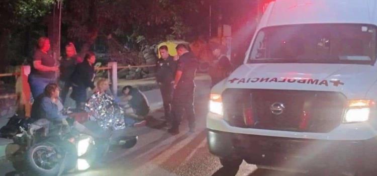 Pareja atropellada por un automóvil        