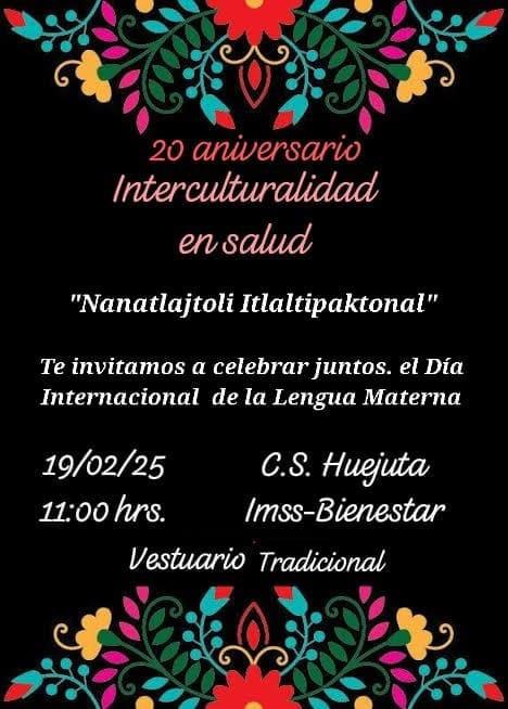 Unidad de Salud celebrará Día de la Lengua Materna