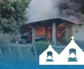 Vivienda se incendió