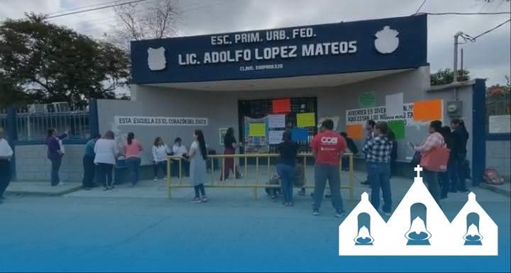 Padres de familia se manifestaron en primaria