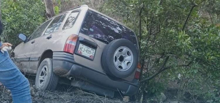 Camioneta se salió de la rúa