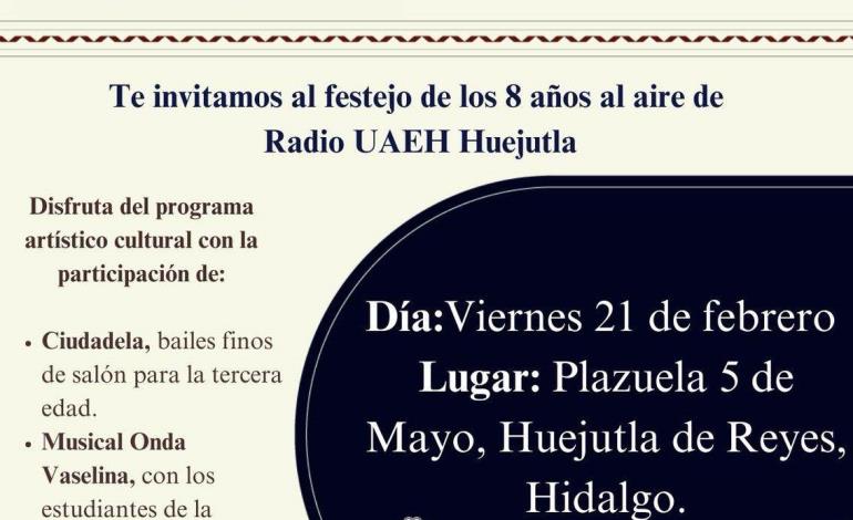 Radio UAEH celebra su 8o aniversario 