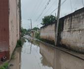 Se inundó la calle Guerrero 