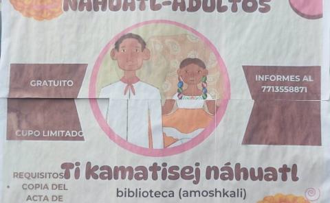 Brindaron cursos de Náhuatl a niños
