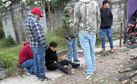 Joven herido al caer de su moto     
