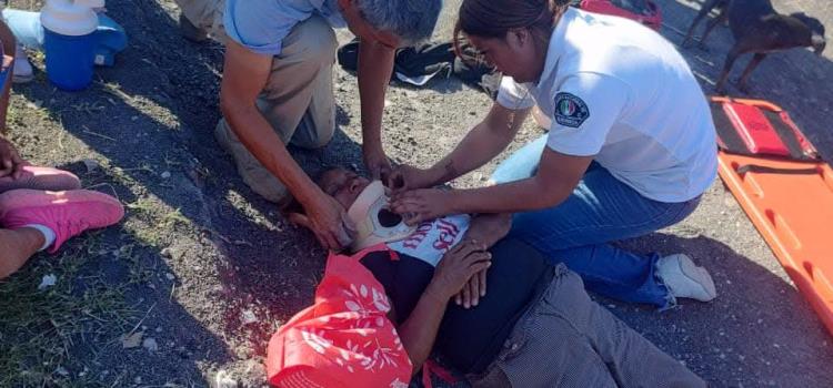 Mujer atropellada por camión recolector    