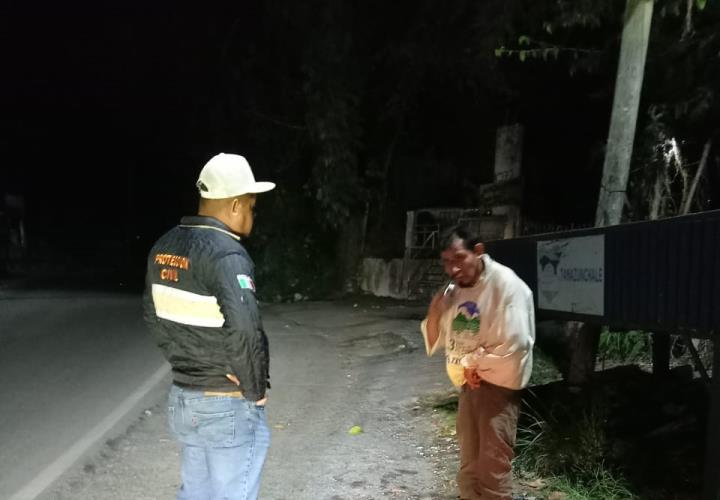 Exponía su integridad sobre la carretera en La Fortuna