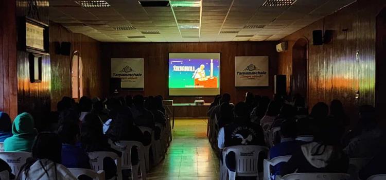 Proyectaron muestra  de cine de lenguas 