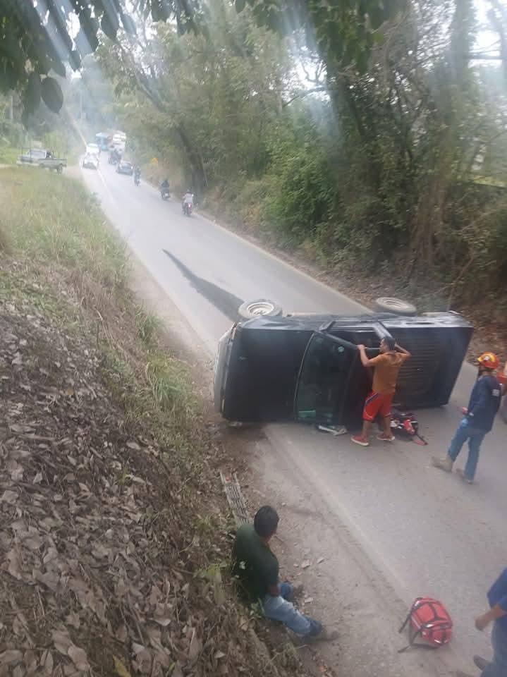 HERIDO EN VOLCADURA