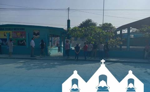 Resguardaron escuela primaria
