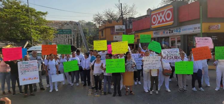 Marcharon contra IMSS 