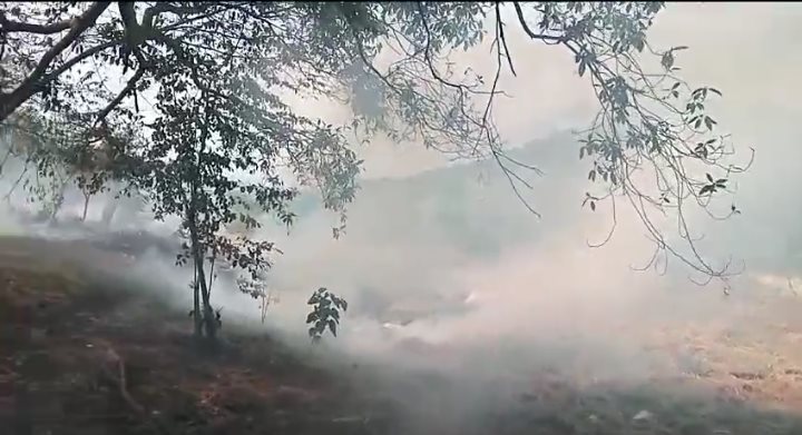 Movilización por incendio