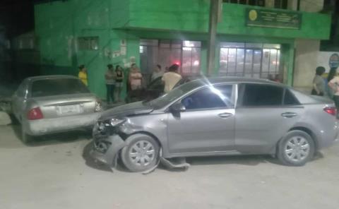 DOS LESIONADAS EN CARAMBOLA      
