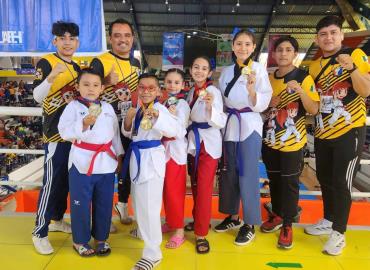 Dojan Guerreros de Tamazunchale triunfó en abierto de TKD Pachuca