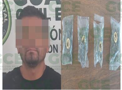 Atrapó la GCE a narcomenudista Atrapó la GCE a narcomenudista
