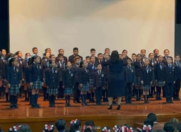 Destacó el Fray Pedro de Gante en concurso del Himno Nacional