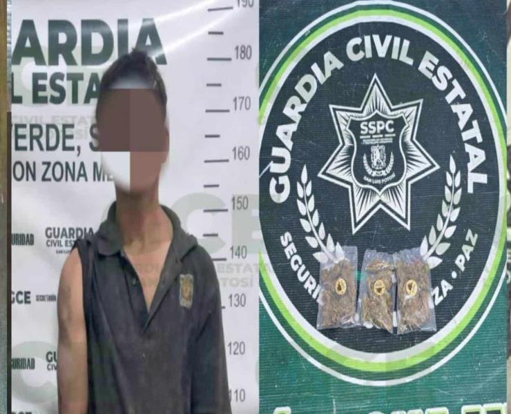 Cayó vendedor de marihuana
