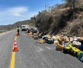 ACCIDENTE EN LA SIERRA; 2 HERIDOS
