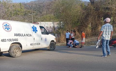 MUJER LESIONADA EN ACCIDENTE