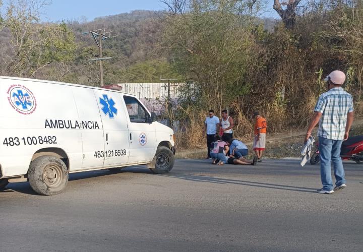 MUJER LESIONADA EN ACCIDENTE